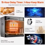 KBS 17-in-1 Stainless Steel Bread Machine with Dual Heaters - Image 5